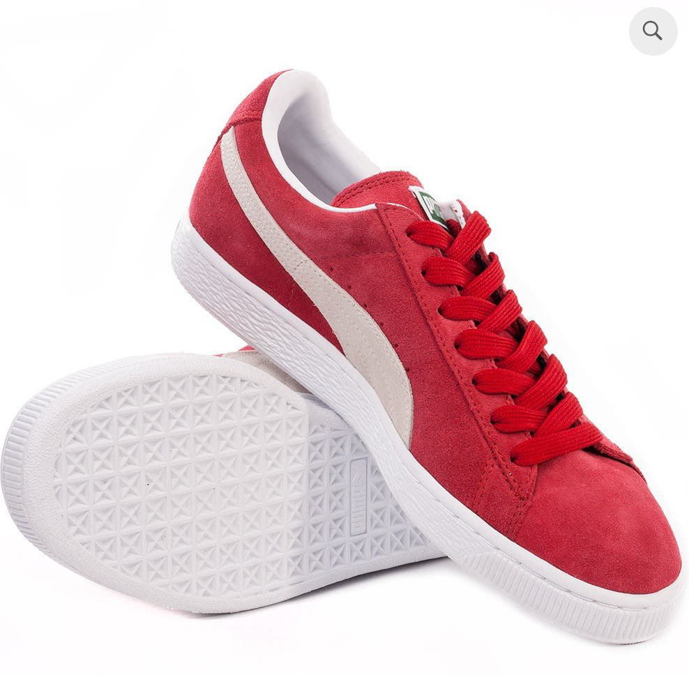 zwaard aspect Crimineel Puma Suede Classic Red/White – Stylz-N-Couture