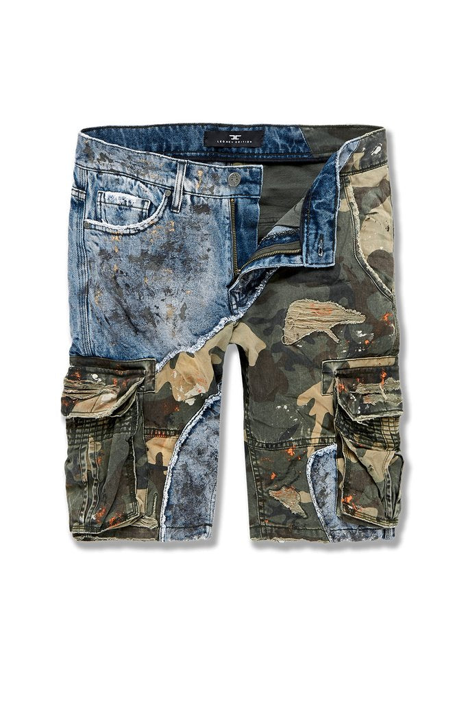 Sandro Men's Denim Cargo Shorts