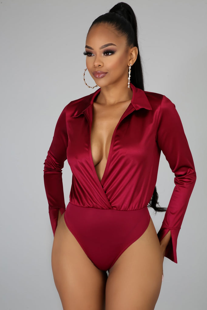 Satin Power Bodysuit set